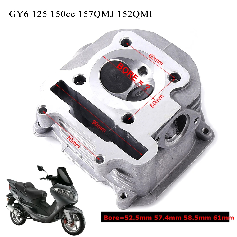 Motorcycle Engine Parts - GY6 testata cilindro parti del motociclo