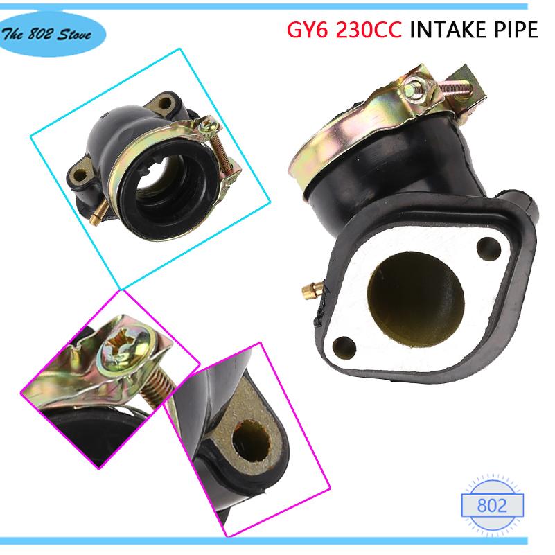 Motorcycle Carburetor - Tubo di aspirazione Gy6 230cc per